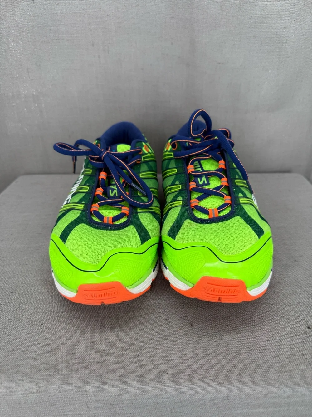 SALMING Running Shoes Miles for Men (Gecko Green) sz 9.5. Wrong insoles